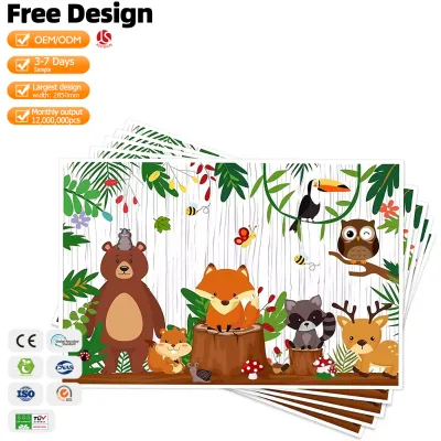 Disposable Custom Printing Children Tablecloth With Oil Proof High Thickness and Safety Materials From Professional Big Factory
