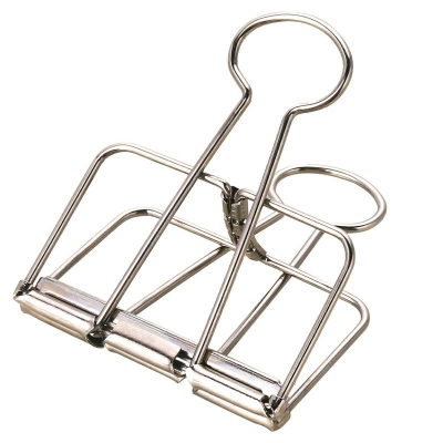School and Office Metal Paper Binder Clips Patterned File Clip for Student Documents