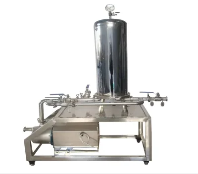 500kg/H Micropore Filter Industrial Wine Red Wine Filter Machine Pump
