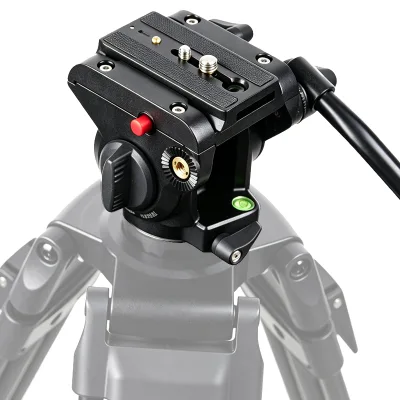 Heavy Duty Metal Hydraulic Damping Pan Tilt Head for Camcorders & DSLR Cameras