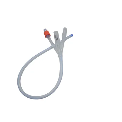 Popular Product Silicone Foley Catheter Three Way Urine Catheter Medical Consumables