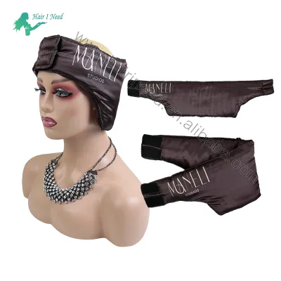 Cotton Lined  Head Band Custom Logo Yoga Makeup Skincare Postnatal Sports Accessories Velcroes African Head Wraps for Women
