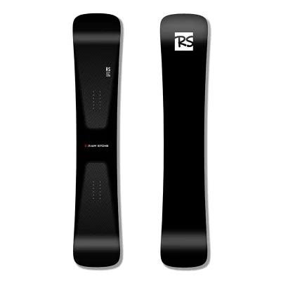 RS Carbon Black Ski and Snowboard Straight Carving Racing Hammer Head Eight-Character Widened Light Shadow