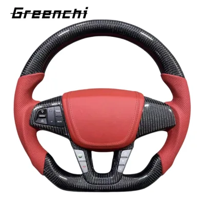 For HYUNDAI MISTRA Upgrades Carbon Fiber Steering Wheel, Customized Car Steering Wheel Without Airbag