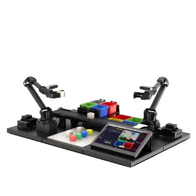 Chipboard Hiwonder Nexarm Ros Dual-arm Conveyor Development Kit Jetson Nano Robotic Arm 3d Vision Ai Ros Robot Supporting Slam