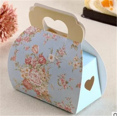 Recyclable Cupcake Box with Window and Handle, Tale Out Box Cake Boxes with Cake Boards Rectangle