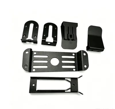 OEM Custom Fiber Laser Cutting Bending Metal Plate Stainless Steel Aluminum Multi-Hole Mounting L Bracket