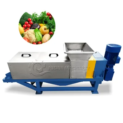 Dehydrating Screw Press Food Waste Screw Press Squeezer Machine Kitchen Waste Press Dehydrator Machine