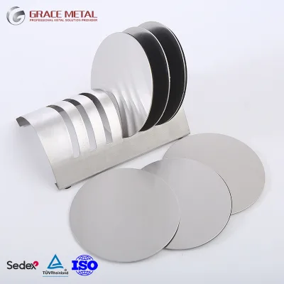 Wholesale Non-Slip Stainless Steel 3mm Thick 10cm Diameter 6 Pieces Set Modern Dining Table Cushion Tea Cup Coaster