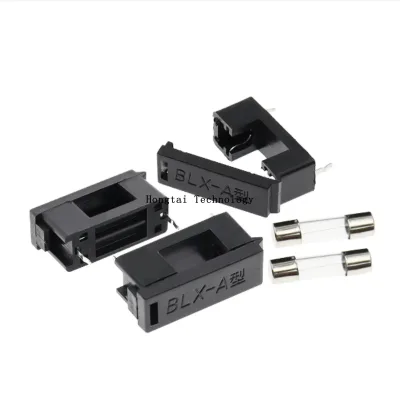 BLX-A 5*20MM Black Glass Fuse Holder 5*20 Fuse Socket Fuse Holder for PCB Board Soldering