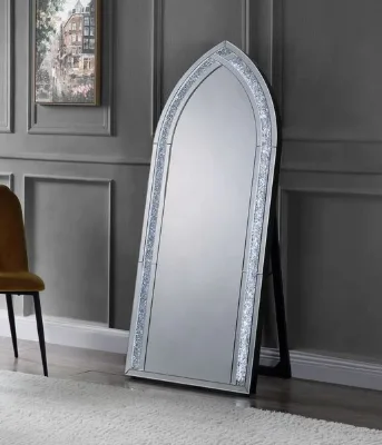 Luxury Multiple Color LED Light Floor Mirror for Bedroom Decorative Living Room Mirror Furniture bluetooth Speakers