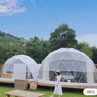 Tents Camping Outdoor Dome Tent With Bathroom Real Home Tents