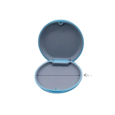 Hot Sale Manual Silicone Dental Retainer Denture Invisible Brace Storage Box Retainer Case