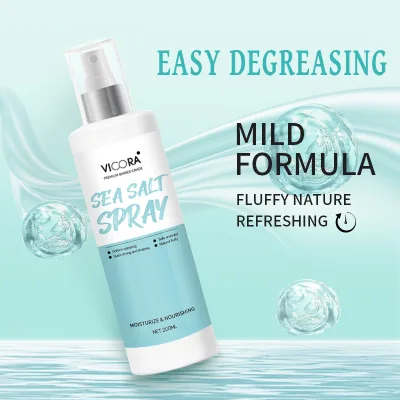 Organic Odorless Natural Sea Salt Hair Spray Beach Wave Curl Texture for Dry and Curly Hair Fullness and Thickness
