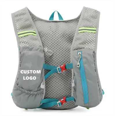 Custom 5L Running Hydration Vest Backpack Lightweight Marathoner Race Pack Riding Vests Bladder Water Bag Running Vest
