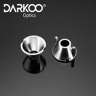 Aluminium Shade Mounted Anti-glare Mini Double Reflector Lamp With Spotlight Flood 20mm Reflectors Reflector Lamp Lens