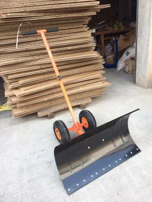 Handheld Snow Plough Single Snow Shovel Lightweight Labor-saving for Villa & Sidewalk Clearing
