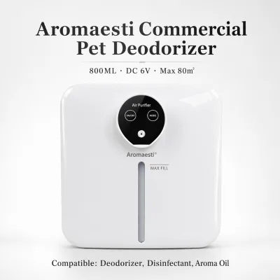 Smart Wall Mounted Automatic Spray Dispenser APP Control Pet Odor Eliminator Deodorizer Air Freshener Machine for Home Pet Shop