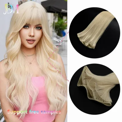 Wholesale Customization Invisible Machine Double Weft 100% Human Virgin Hair Ombre Genius Weft Hair Extension