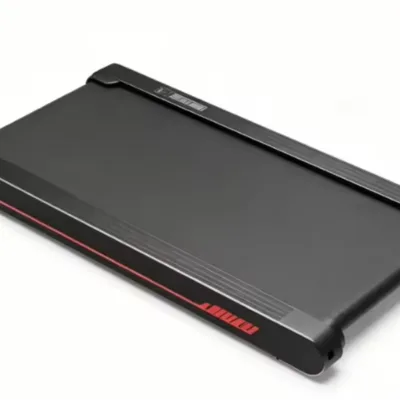 Foldable Under Desk Walking Treadmill with LCD Screen Steel Construction Quiet Shock Absorption for Home Use