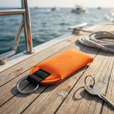 Rescue Neoprene Floating Keychain Safety Wrist Lanyard Buoyant Waterproof Emergency Boating Kayaking Fishing Diving Swimming