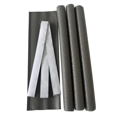 Self Adhesive Black/Brown/White EPE Foam Leather/PVC Foam Under Door Draft Stopper with extra Adhesive