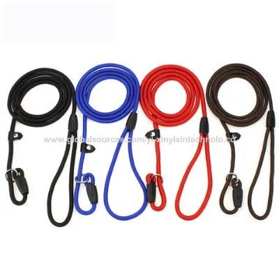Pet Dog Rope Lead Nylon Adjustable Loop Slip Leash Durable Dog Slip Rope P Leash