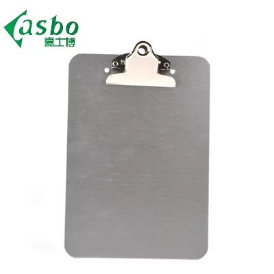 Hot Sale Kasbo Custom Logo Stationery Promotion Aluminum A5 Board Clip Model 8046 From Zhejiang