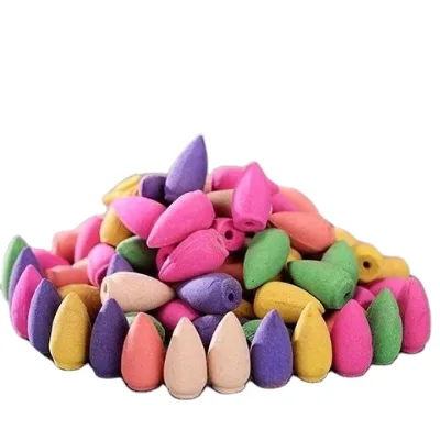 Incense Cones with Incense Holders Traditional Conical Shaped Scented Resins for Meditation Yoga Relaxation