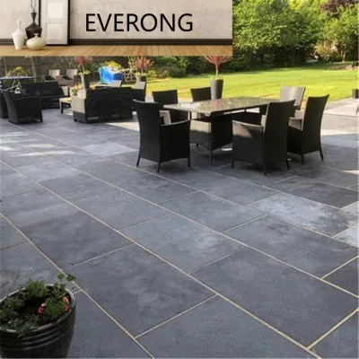 Black Limestone Polished Pavers-Modern Design for Outdoor Floor & Wall Use Guangdong Origin 3-Year Warranty