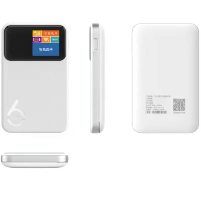 Wireless 4G 5G Pocket WiFi Router WithPower Bank