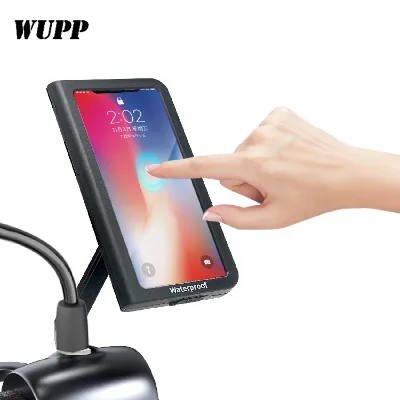 Waterproof Phone Stand with Touchscreen Capability and Universal Phone Holder with Protective Case.