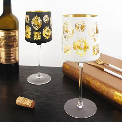 Creative Home Use Wine Glass High-End Feel Classic Design Elegant Champagne Stemmed Glass Foreign High-Aesthetics Milk Mugs