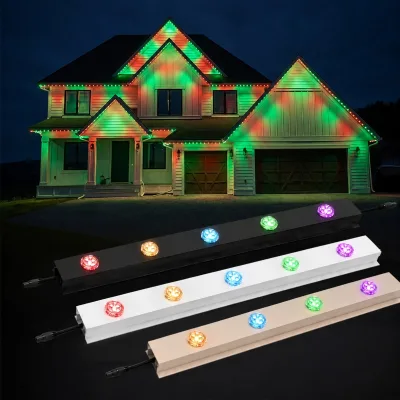 Nightscape Lighting 40mm RGBW Pixel Light IP67 Waterproof Permanent Outdoor LED For City Landmark Bridge And Urban Decoration