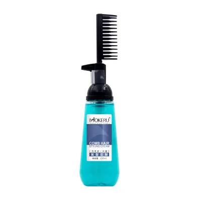 A Comb Cool Back Head Artifact Gel Cream Men Strong Styling Moisturizing Oil Head Cream Styling Hair Spray Hair Oil Fragrance