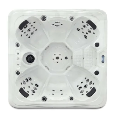 6 Seaters Sexi Massage Hot Tubs and Jacuzzier Outdoor Acrylic whirlpool Spa Tub with Foot Massage