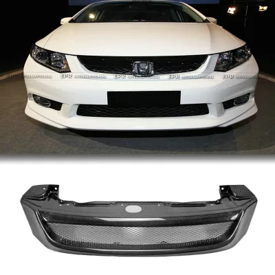 New for for for 9th Generation 2013-2015 FB 2012 4Dr Modulo Style Carbon Fiber Bumper Bolt-On