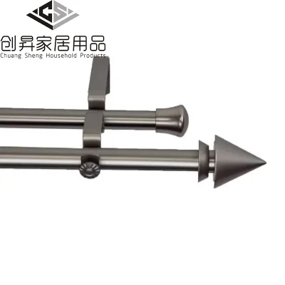 Metal Adjustable Modern Shower Curtain Poles with Rod Accessories for Living Room Home Decoration Mass Customization Size