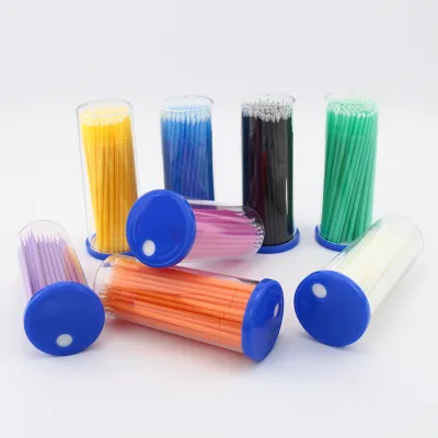 Multi Colored Disposable Micro Brushes Microbrush Applicator for Oral Therapy