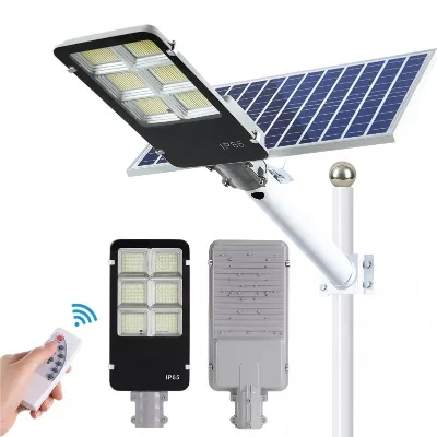 15000 Lumen IP68 LED Garden Solar Street Light with Horizontal Design 400 Watt 5-Year Warranty Aluminum Alloy Remote Control