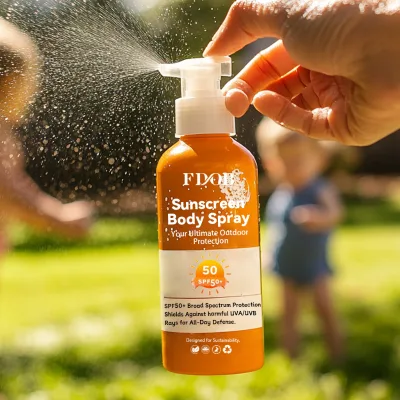 SPF50+ Body Sunscreen Mist Anti-Pollution Formula & Antioxidant Complex