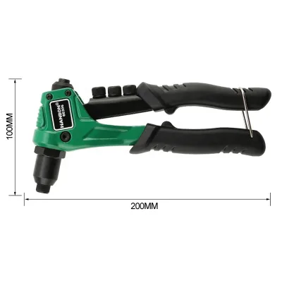 8'' Industrial Rivet Gun Alloy Steel Body Manual Rubber Handle Multifunctional Strong Power OEM/ODM Customized Nut Riveter Tools