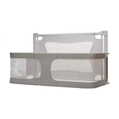 Doublecare Baby Co-Sleeping Bed Rail Guard Anti-Suffocation Foldable Portable with Breathable Mesh for 0-3 Years
