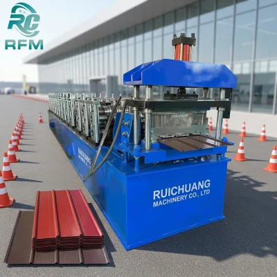 Professional Metal Soffit Panel Machine Industrial V-Groove Soffit Production Line with PLC Control for Aluminum