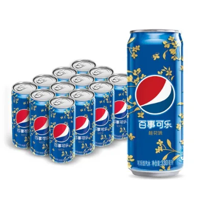 Wholesale 330ml Cans Cherry Raspberry Lime Flavour Carbonated Beverage Cola