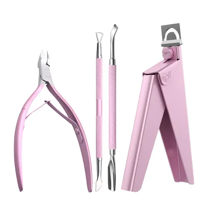 Professional U-Shaped Manicure Scissors Sharp Tip Trimmer Straight Stainless Steel Acrylic Nails Beauty Tool Portable Manual