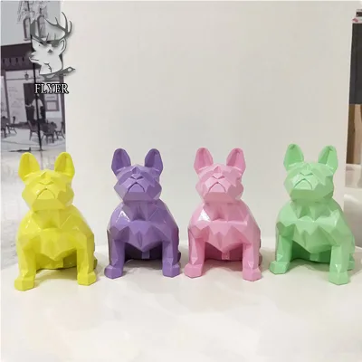 New Surprise Price Art Sculpture Balloon Dog White Balloon Dog Decor Black Resin Balloon Dog Statue Gifts Home Decoration