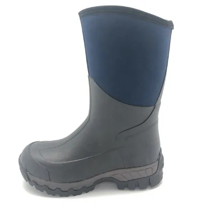 2023 High Quality Classic Mid Men's Insulated Seamless Neoprene Rubber Boots