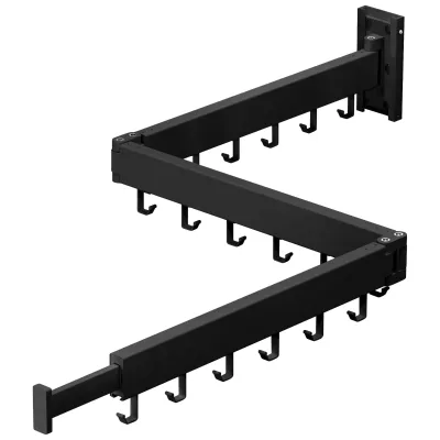 Clothesline Reinforced Metal Folding Pole