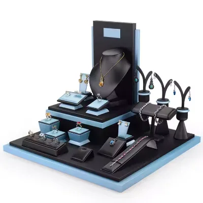 Design and Display Custom Leather Fashion Jewelry Display Sets